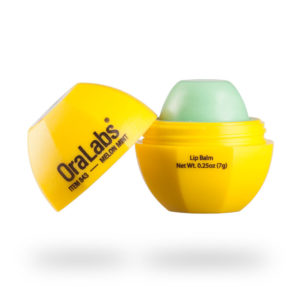 melon mint 843r rvo lip balm with custom logo open